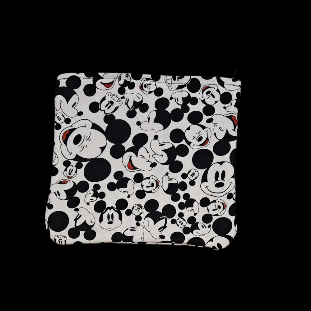 Handmade Mickey Mouse Cosmetic Makeup Bag
